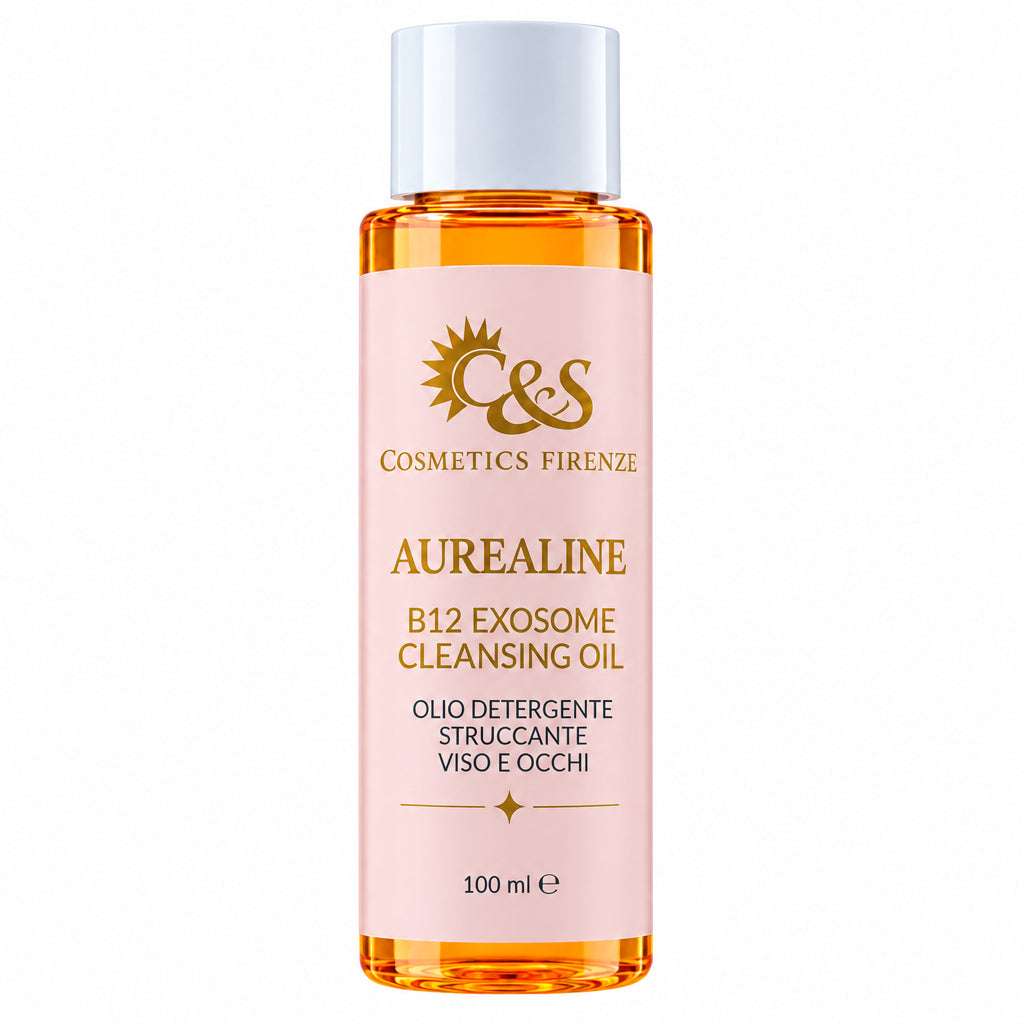 Aurealine B12 Exosome Cleansing Oil – Olio struccante viso e occhi 100 ml
