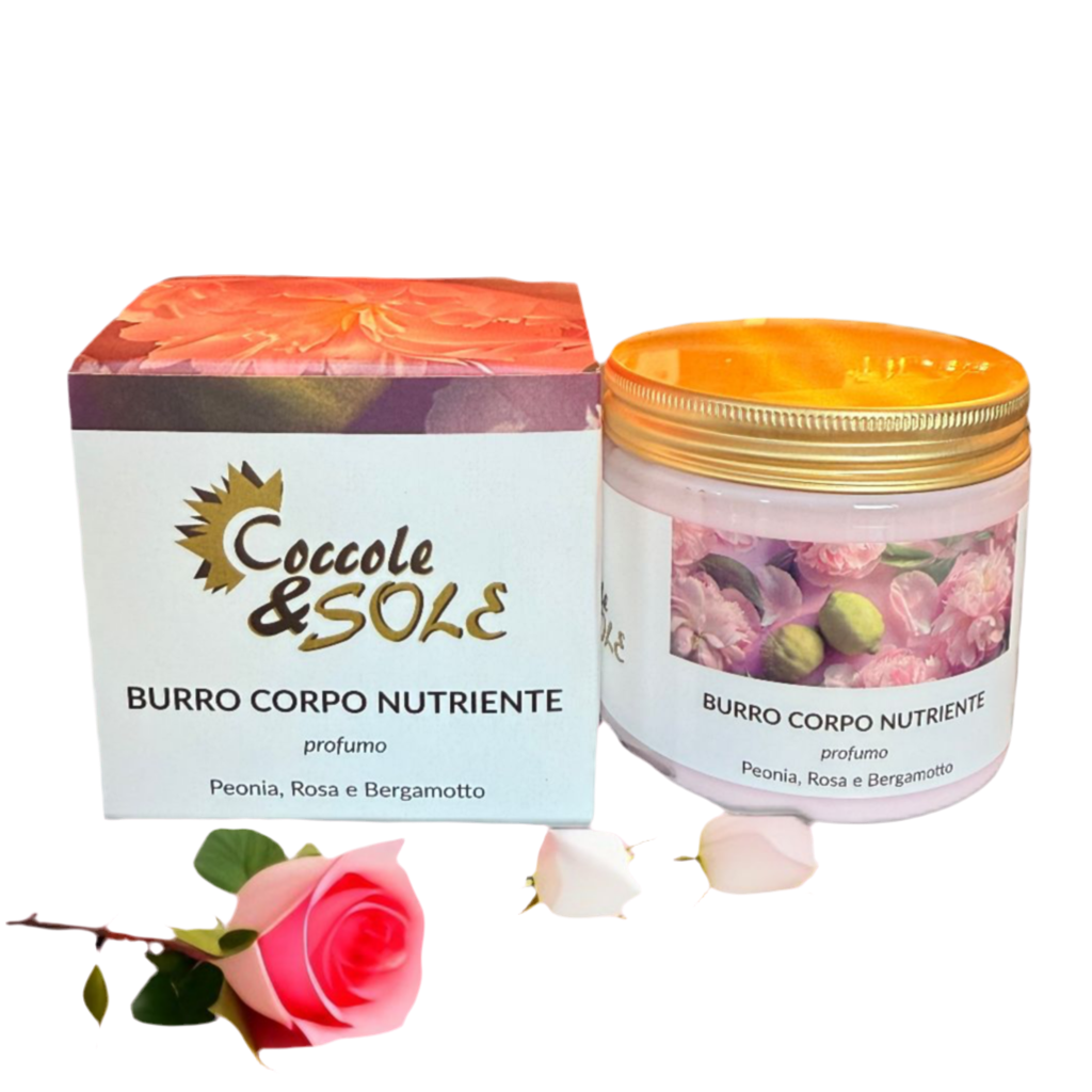 Burro Nutriente corpo Peonia, rosa, bergamotto