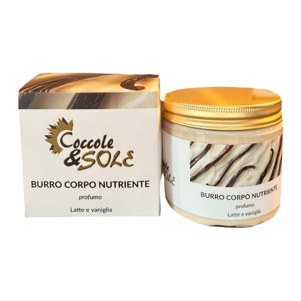 Burro corpo nutriente Latte e Vaniglia