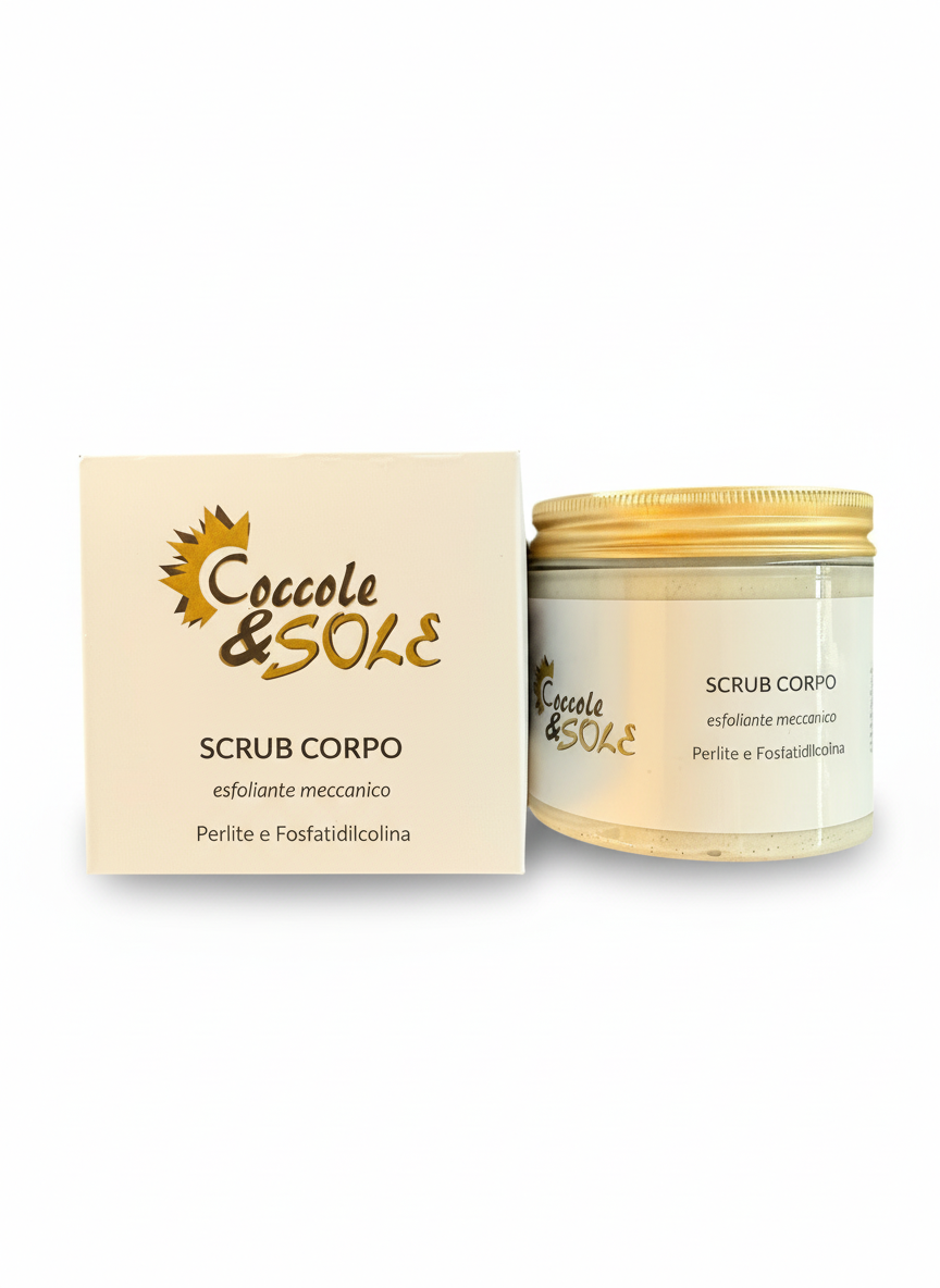 Scrub corpo perlite e fosfatidilcolina