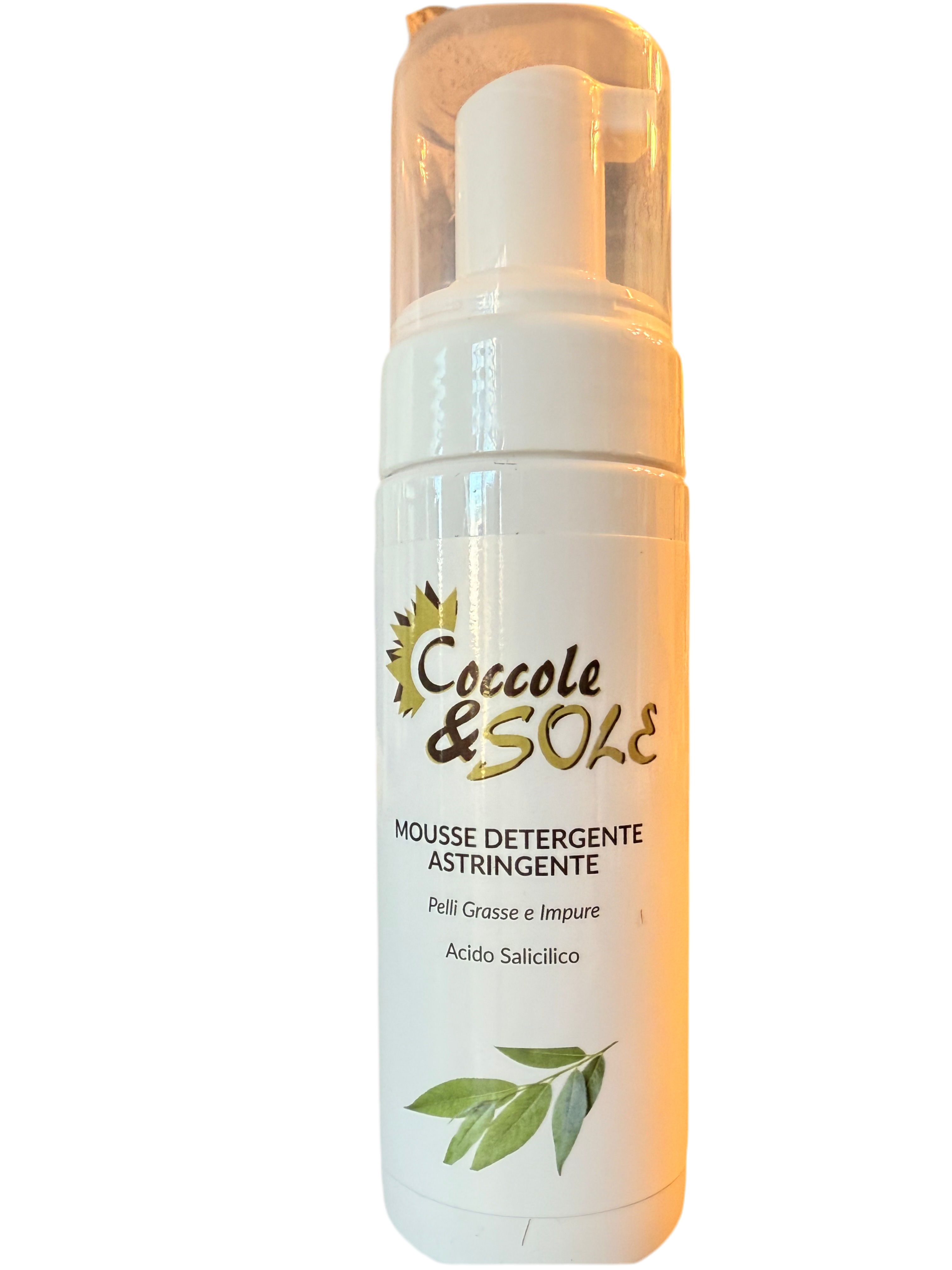 Mousse detergente astringente
