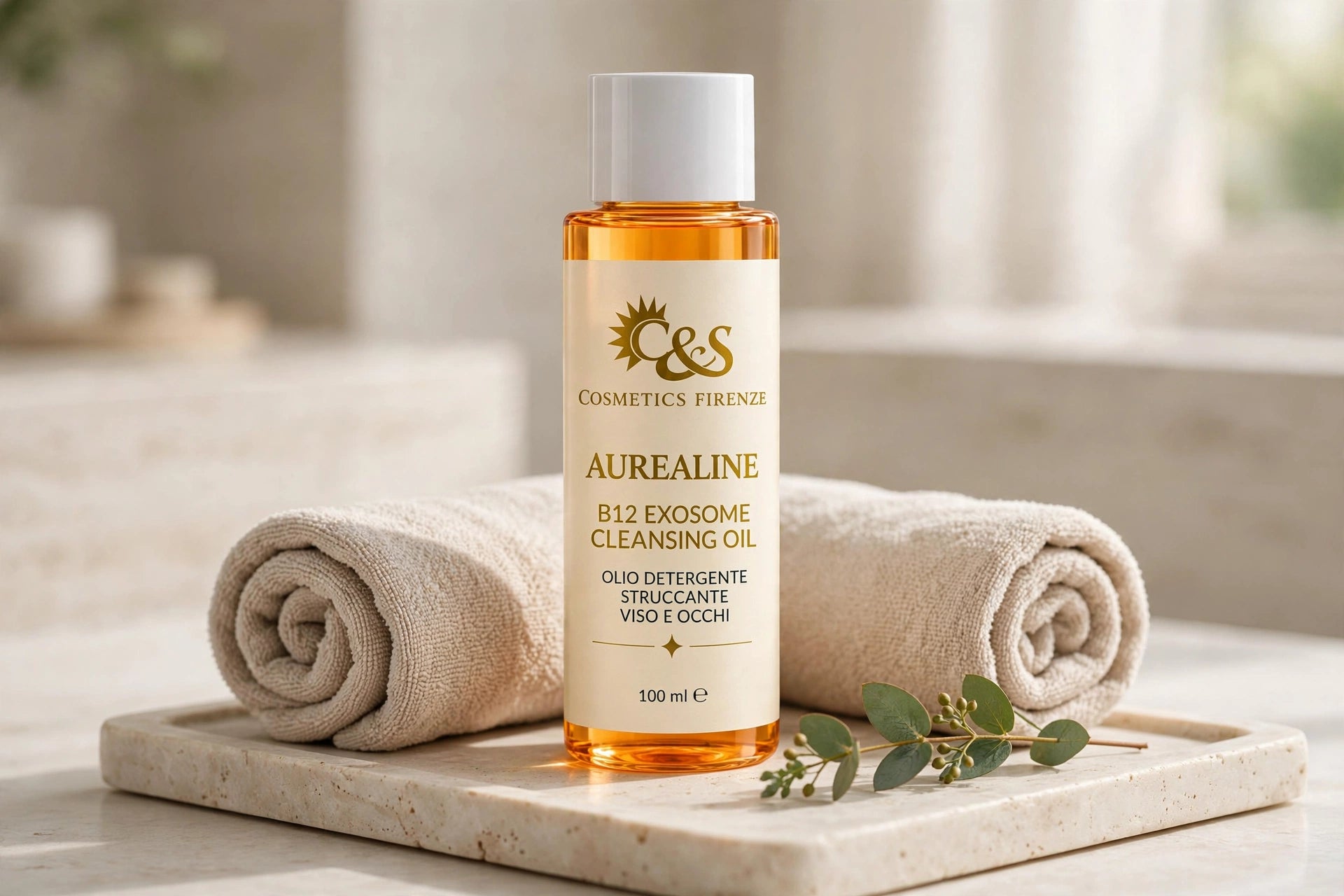Aurealine B12 Exosome Cleansing Oil – Olio struccante viso e occhi 100 ml