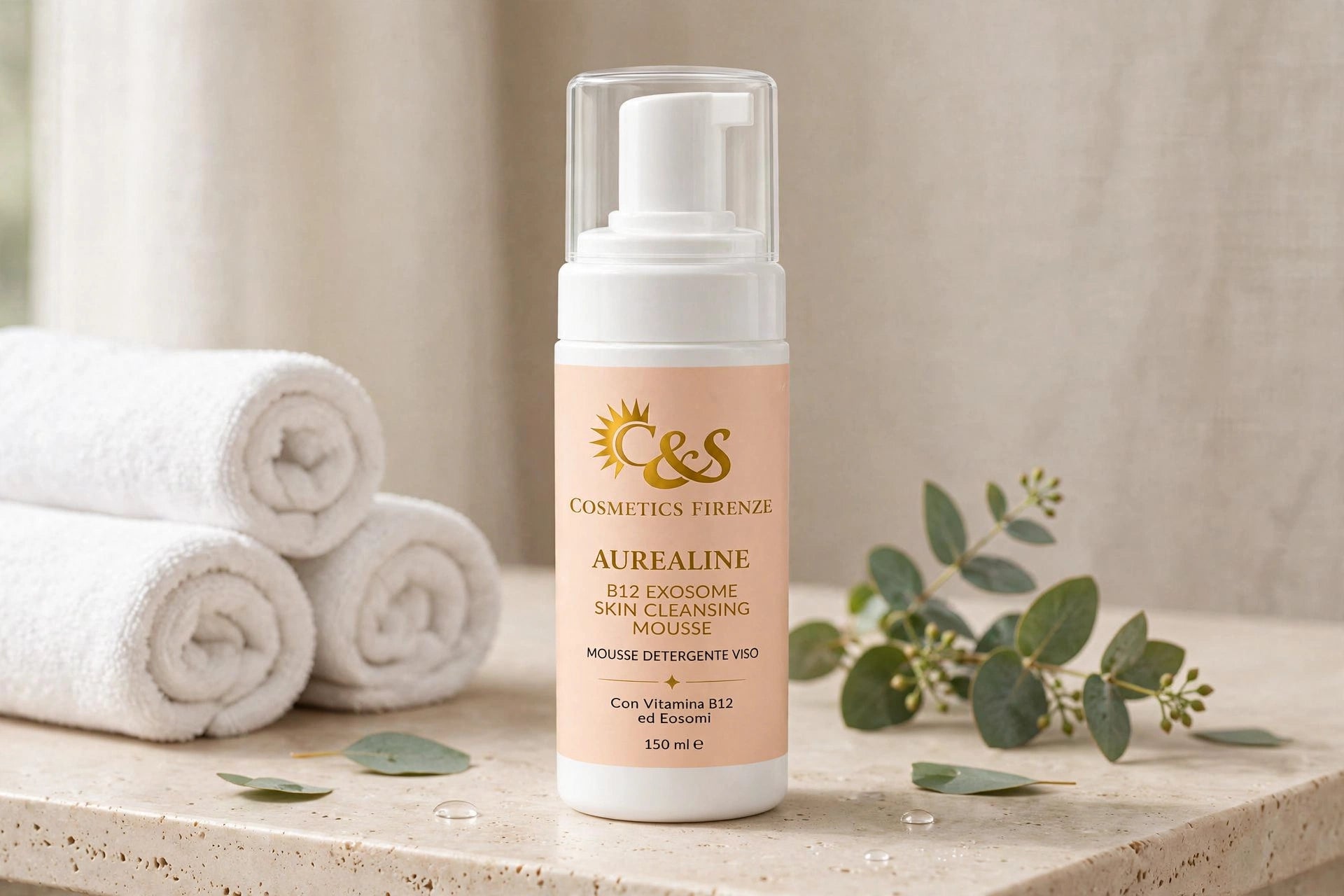 Aurealine B12 Exosome Skin Cleansing Mousse – Mousse detergente viso 150 ml