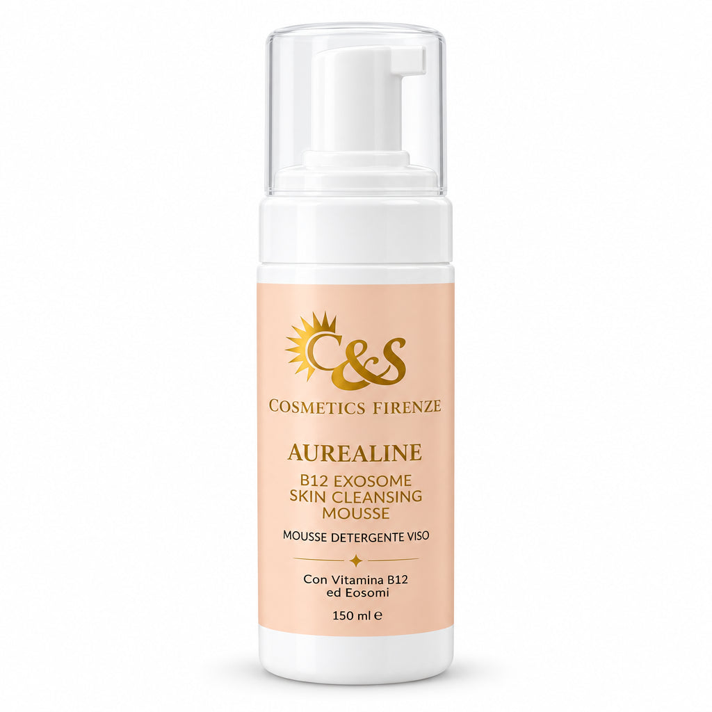 Aurealine B12 Exosome Skin Cleansing Mousse – Mousse detergente viso 150 ml