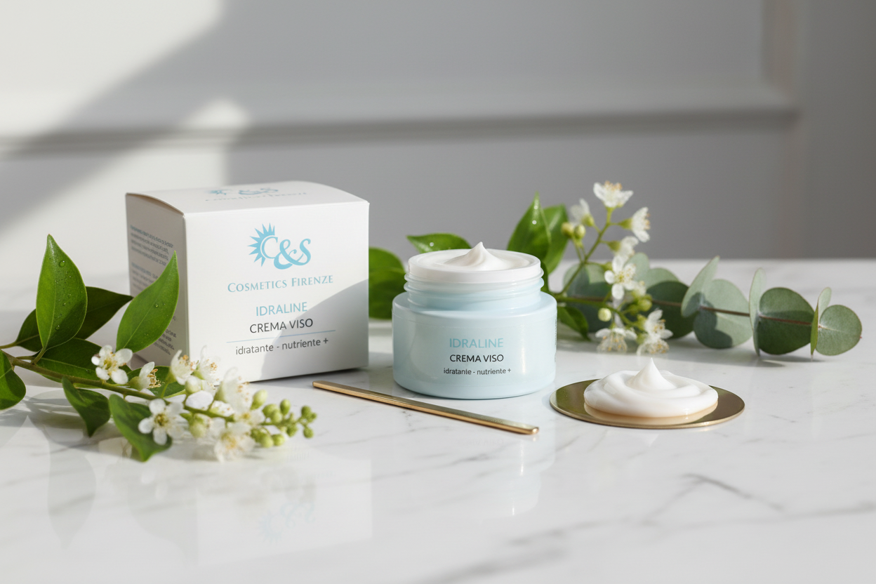 Idraline Crema Viso - Crema Idratante e Nutriente per il Viso