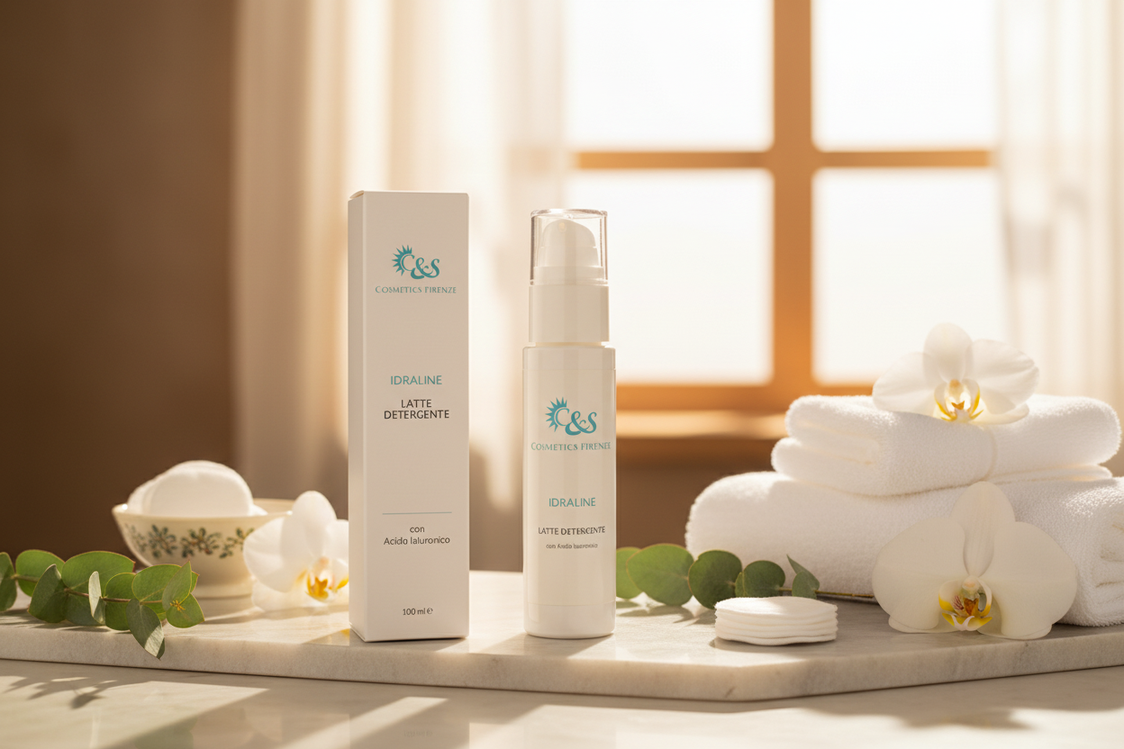 Idraline Latte Detergente - Detergente Viso con Acido Ialuronico