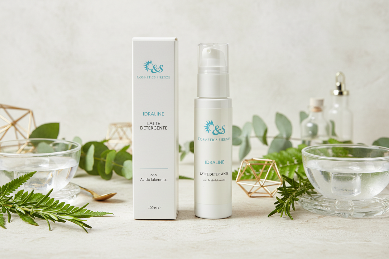 Idraline Latte Detergente - Detergente Viso con Acido Ialuronico