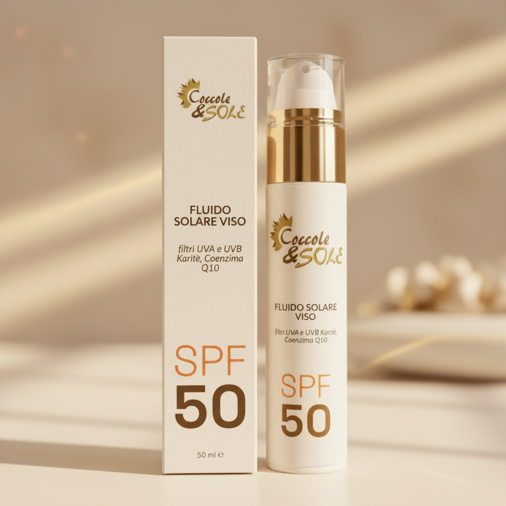 Fluido antieta con spf 50