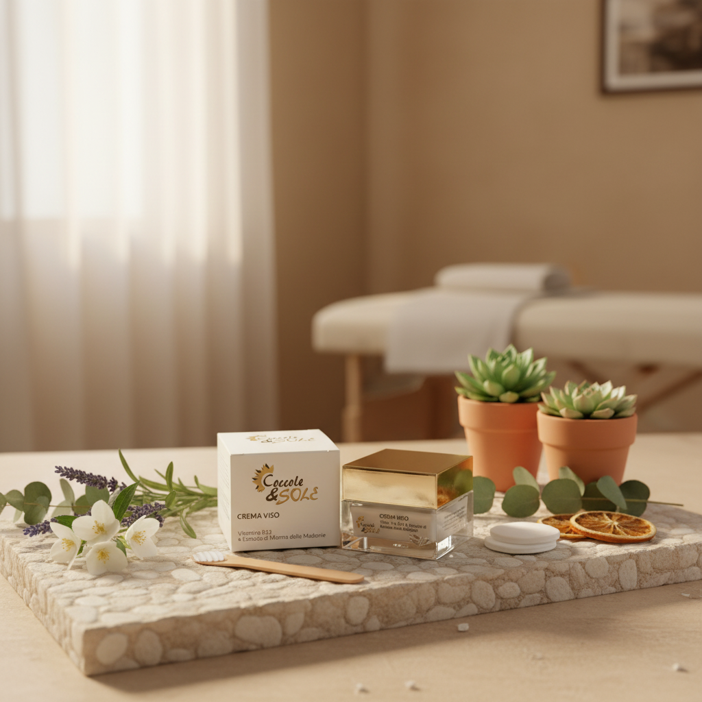 Crema viso vitamina b12 ed estratto di manna delle Madonie
