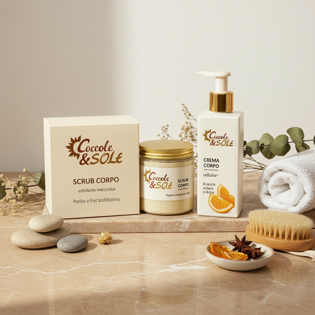 Kit scrub fosfatidilcolina + crema anticellulite
