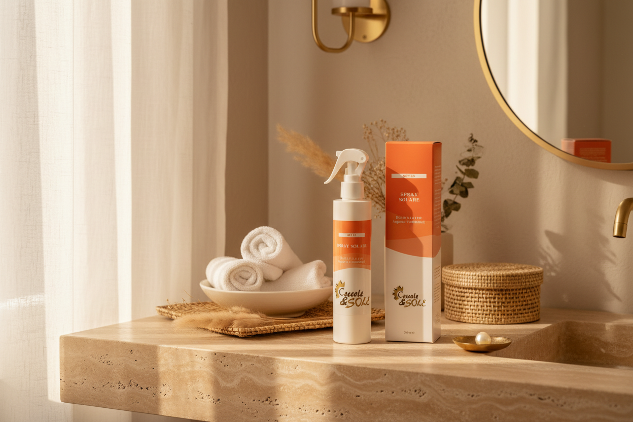 Crema Spray solare Spf15