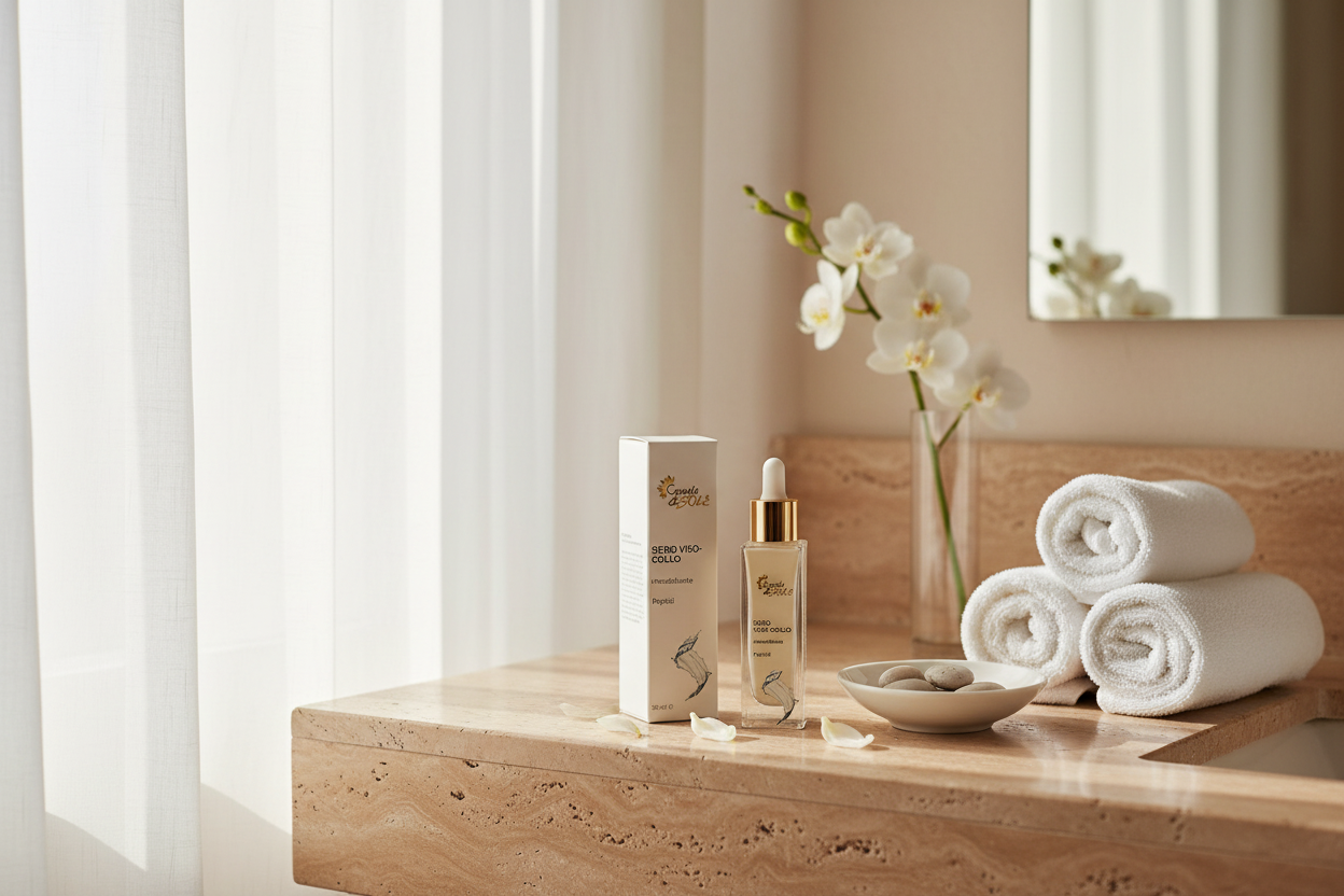 Siero viso collo rimodellante ai peptidi