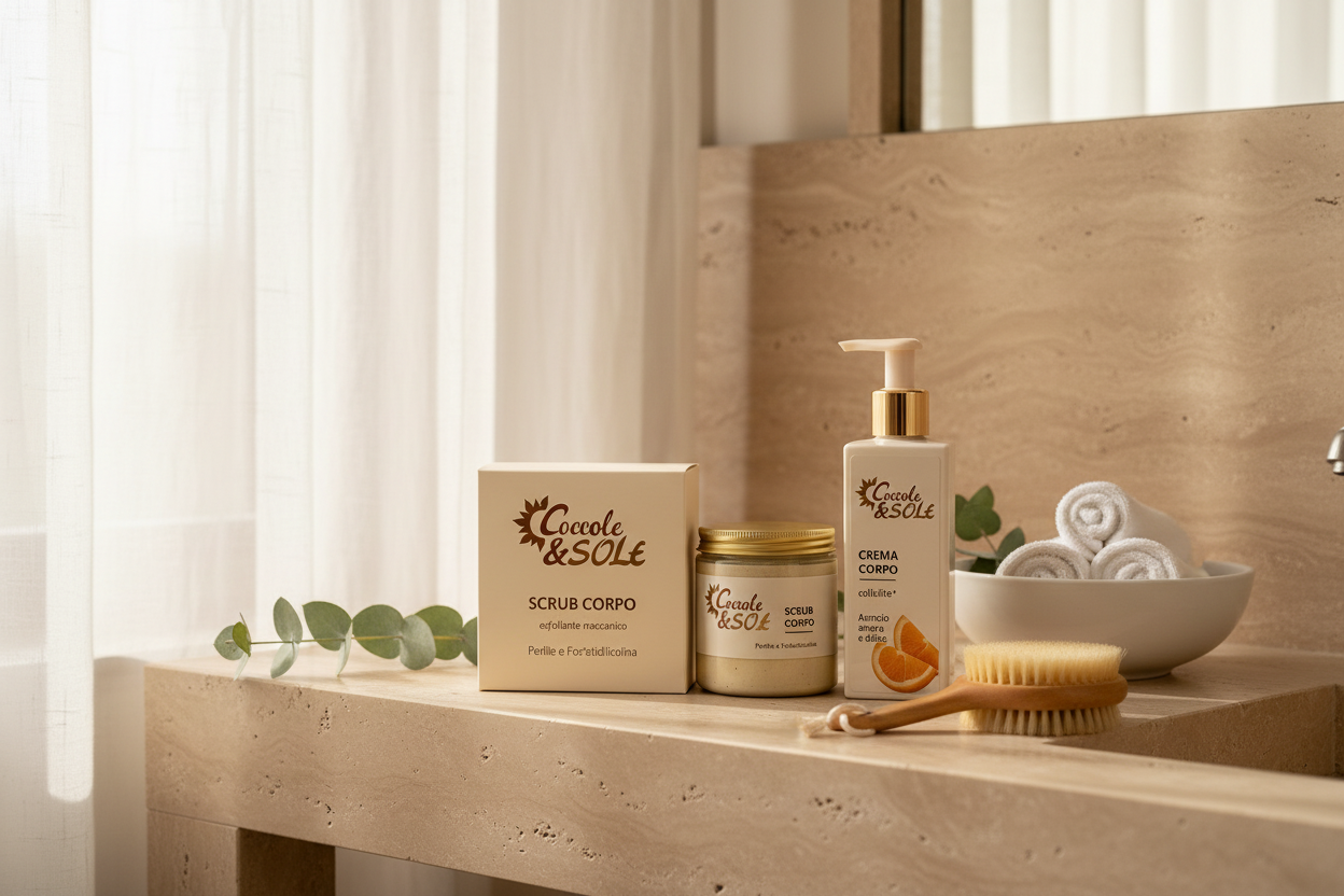 Kit scrub fosfatidilcolina + crema anticellulite