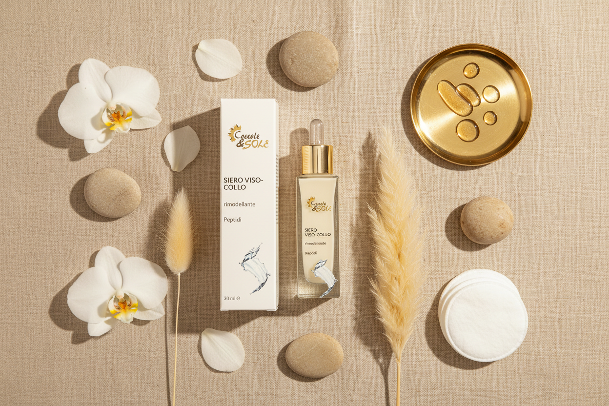 Siero viso collo rimodellante ai peptidi