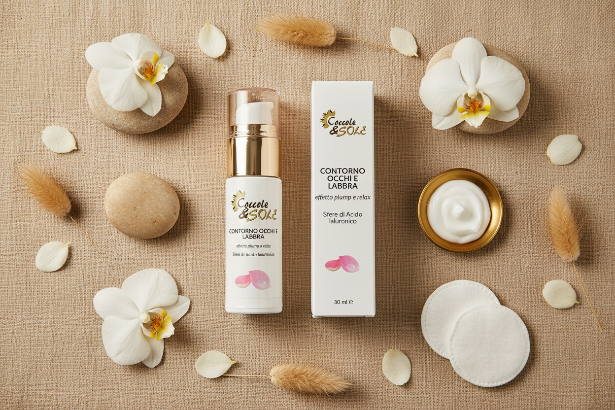 Contorno occhi e labbra effetto carnoso