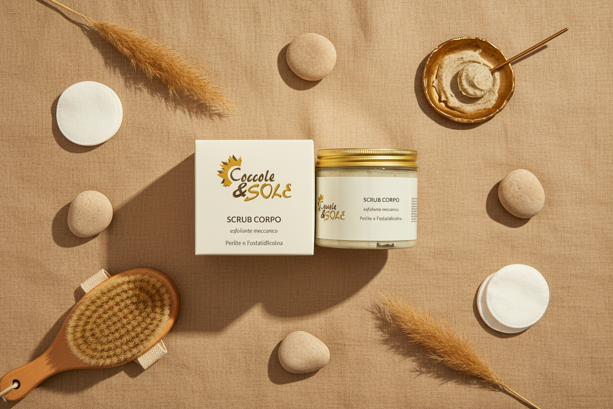 Scrub corpo perlite e fosfatidilcolina