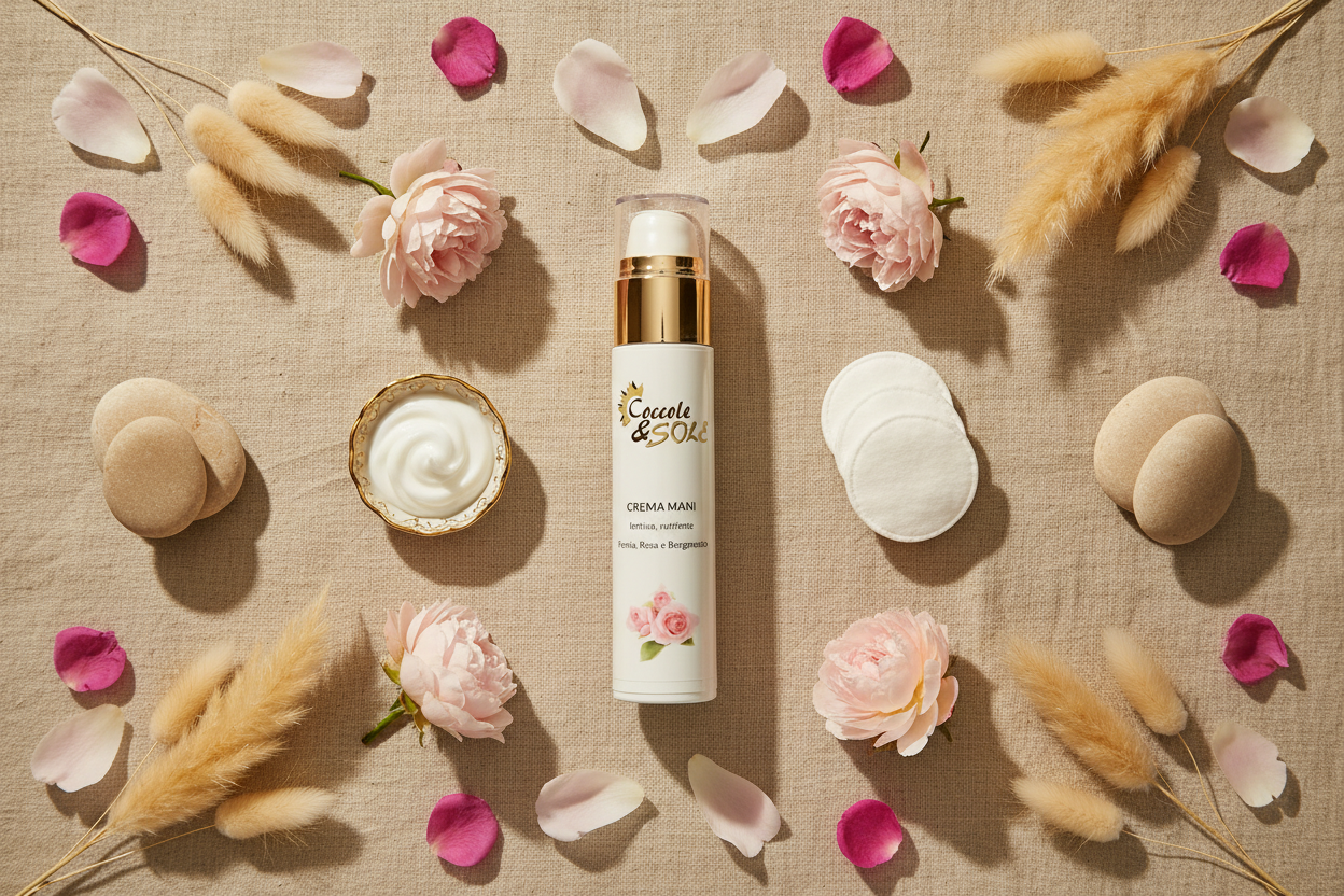 Crema mani nutriente Peonia, Rosa e Bergamotto