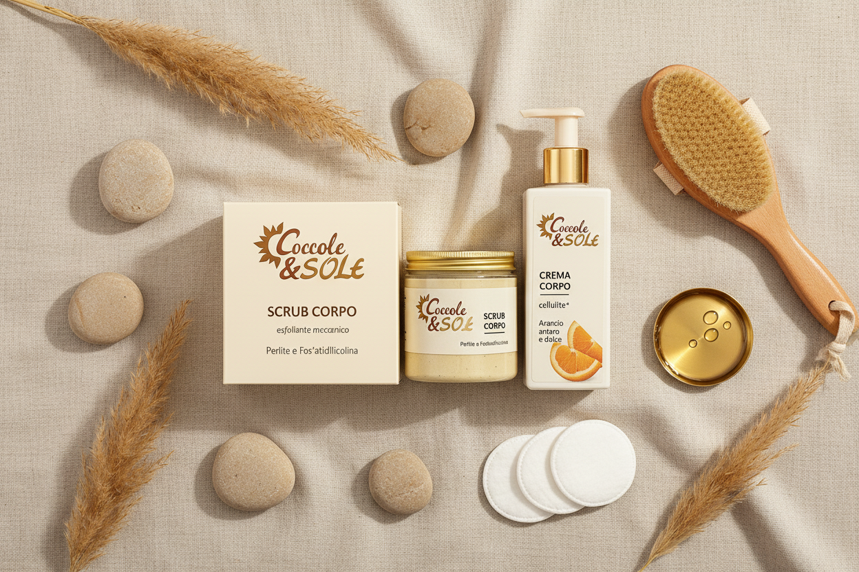Kit scrub fosfatidilcolina + crema anticellulite