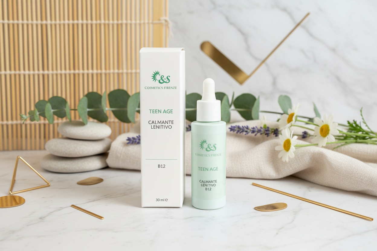 Teen Age Calmante Lenitivo B12 - Siero Viso Lenitivo con Vitamina B12