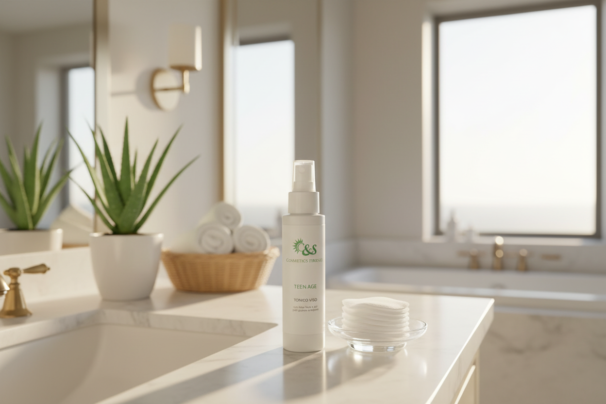Teen Age Tonico Viso - Tonico con Aloe Vera per Pelli Giovani